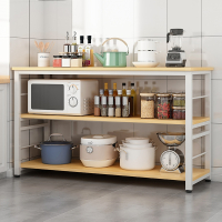 藤印象厨房多功能锅具烤箱微波炉架子简约落地多层置物架家用收纳储物架