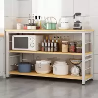藤印象厨房多功能锅具烤箱微波炉架子简约落地多层置物架家用收纳储物架