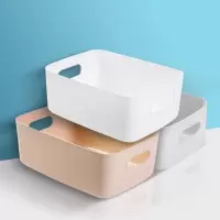 桌面收纳盒家用化妆品抽屉塑料储物小杂物零食宿舍筐厨房整理盒子