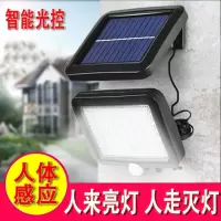 太阳能分体式5米庭院壁灯超亮自动人体感应户外家用农村路灯