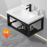 挂墙式洗手盆柜组合陶瓷小户型洗脸盆家用阳台卫生间简易洗漱台池