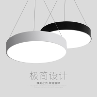 简约现代LED吊灯办公室圆形吊线灯会议室商场店铺网咖健身房灯具