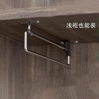 裤架伸缩滑轨轨道衣柜晾衣架内置顶装抽拉式挂衣杆收纳裤抽裤挂裤