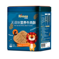 禾泱泱Rivsea无调味肉酥肉松宝宝儿童营养牛肉酥无添加6-12个月