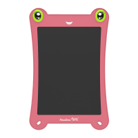 好写（howshow）电子液晶手写板8.5英寸柔性绘画板 学生文具画画板 儿童益智草稿板 青蛙款 H8Q 粉