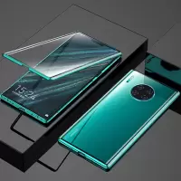 KONEL 华为mate30pro手机壳mat20保护套P30pro全包防摔透明双面玻璃mate20x外壳金属边框万磁王