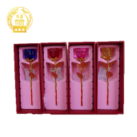 [龙凤牌金箔]金箔花创意情人节七夕礼品