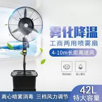 东映之画工业喷雾电风扇大功率户外降温水冷雾化加湿除尘商用牛角落地扇