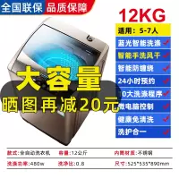 扬子洗衣机全自动家用波轮小型洗脱一体洗衣机出租房用宿舍10公斤_12KG智能风干蓝光智能洗涤