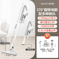 奥克斯吸尘器湿拖一体手持式家用小型大吸力功率除尘宠物毛发_白色豪华款