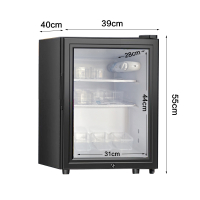 幼儿园食品留样柜专用柜双锁小冰箱小型酒店保鲜柜展示柜温度显示_42升单锁压缩机制冷