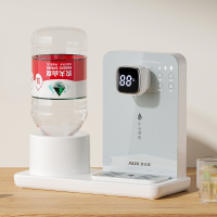 奥克斯(AUX)即热式饮水机家用桌面速热小型桶装纯净水矿泉水网红热水机_银色2.5L水桶_温热