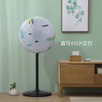 冰箱阿斯卡利(ASCARI)盖布单开防尘保护罩遮盖滚筒洗衣机罩防水防晒空调罩套挂 电风扇罩45CM直径 收藏加购优先发货