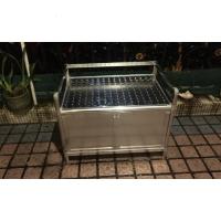 储物柜浴室柜阿斯卡利(ASCARI)收纳柜橱柜餐边柜阳台碗柜床头柜灶台柜子 银色不锈钢65*45*50双门 双门