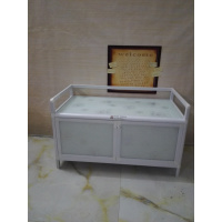 储物柜浴室柜阿斯卡利(ASCARI)收纳柜橱柜餐边柜阳台碗柜床头柜灶台柜子 银色不锈钢80*40*50双门 双门