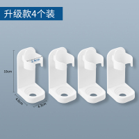 电动牙刷架壁式牙具卫生间挂墙式刷牙杯免打孔阿斯卡利(ASCARI)收纳置物架壁挂 电动牙刷架升级款4个装[超划算家庭装]