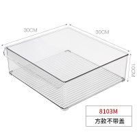 冰箱收纳盒抽屉式阿斯卡利(ASCARI)冷冻保鲜盒整理厨房食品专用储物 8103M方款高[长宽高:30*30*10cm]