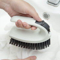 厨房卫生间厕所清洁刷阿斯卡利(ASCARI)缝隙刷子硬毛死角器厨具地板洗脸盆多功能 白色