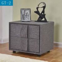 床头柜欧式木质白色花阿斯卡利(ASCARI)公主储物柜床边柜现代小户型迷你床头柜 软包配套柜子GT-2 组装