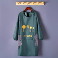 大码防脏水产围兜阿斯卡利(ASCARI)中长款防水罩衣大人长款反穿围裙宽松。冬天长袖