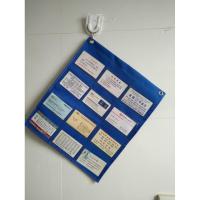 定制12格健康挂袋阿斯卡利(ASCARI)银行会员卡名片透明收纳挂袋