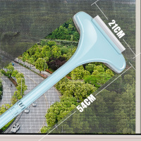 免拆洗纱窗清洗擦玻璃器阿斯卡利(ASCARI)长杆家用刮水器擦窗户清洁工具双面擦 双面纱窗刷