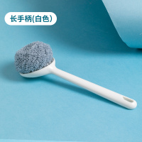 钢丝球清洁球阿斯卡利(ASCARI)家用厨房洗锅刷锅网不锈钢洗碗环铁丝球不丝 白色长款+4个替换球