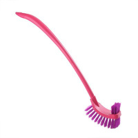 刷马桶阿斯卡利(ASCARI)厕所刷子无死角卫生间家用长柄套装洁厕角蹲便。 玫红色1个刷子-L26