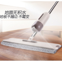 喷水喷雾拖把阿斯卡利(ASCARI)平板拖把免手洗懒人木地板拖把旋转家用 米白色减20元