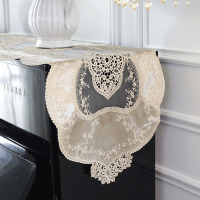 现代钢琴桌旗雅马哈钢琴盖布阿斯卡利(ASCARI)钢琴半罩欧 香槟色 40*220CM(适用长度160CM左右钢琴)