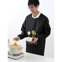 长袖围裙厨房做饭罩衣阿斯卡利(ASCARI) 家用时尚成人男女炒菜围腰工作服