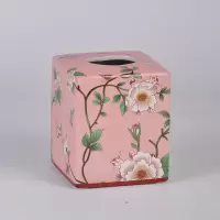 创意陶瓷卫浴五件套阿斯卡利(ASCARI)结婚洗漱用品用具 情侣牙刷杯 漱口杯浴室套件 纸巾盒[方]