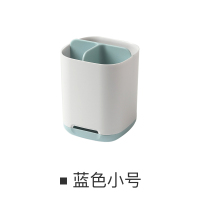 家用卫生间牙刷牙膏架阿斯卡利(ASCARI)置物架电动牙刷收纳盒套装情侣免打孔牙具座 浅蓝(小号)收藏加购优先发货