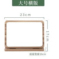 镜子化妆镜阿斯卡利(ASCARI)宿舍便携折叠桌面台式梳妆公主女生学生家用大号小简约 横版大号超清镜面免安装.可折