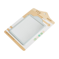 卫生间置物架阿斯卡利(ASCARI)壁挂式墙上免打孔厕所浴室洗漱台梳子牙膏牙刷收纳盒 随意贴镜子（灰色）