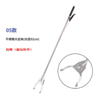 垃圾夹子卫生钳阿斯卡利(ASCARI)环卫工捡垃圾的夹子长柄垃圾夹钳子取物拾物器 不锈钢大齿夹92cm