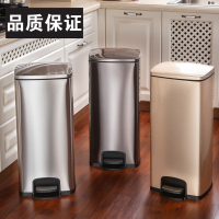 垃圾桶阿斯卡利(ASCARI)不锈钢家用30L40升厨房防狗宠物大容量宜家30升发顺丰