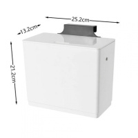 厨房柜壁挂垃圾桶阿斯卡利(ASCARI)带盖密封橱柜挂式垃圾筐滑盖式免打孔垃圾筒 柜门垃圾桶