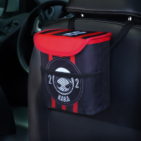创意可爱悬挂式车载垃圾桶阿斯卡利(ASCARI)汽车女车内用品多功能收 SN918足球小子-第五代防水款(送1卷垃圾袋)