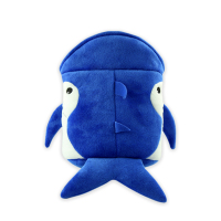 可爱车载垃圾桶阿斯卡利(ASCARI)车挂式卡通汽车内用车上创意前后排垃圾袋垃圾 ZC080椅背立体垃圾桶(蓝色小鲨鱼)