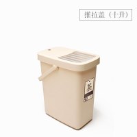 茶台接水桶阿斯卡利(ASCARI)茶叶废水桶功夫茶具配件家用小号茶桶茶盘茶水桶茶渣桶 推拉盖款10升[无配件]