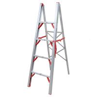 梯子棒棍子梯折叠梯阿斯卡利(ASCARI)人字梯家用加厚铝合金小型工程梯子便携 FLS-150单侧4步梯-1.5米