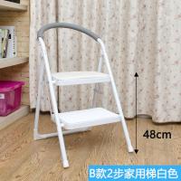 家用梯子阿斯卡利(ASCARI)多功能折叠梯子折叠人字梯 室内梯子三步梯子椅 B款2步梯椅白色