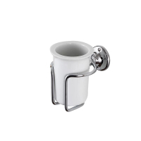 出口英国铜浴室五银色毛巾架浴巾架挂件套装阿斯卡利(ASCARI)卫生间挂件英伦风 银色漱口杯连架