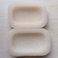 吸水海绵皂盒 阿斯卡利(ASCARI)沥水便携式香皂托 多功能擦玻璃海绵 8个装(拍2份送2个)