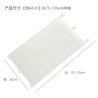 衣柜隔板分层架可伸缩免钉隔层架家用橱柜置物架子宿舍伸缩阿斯卡利(ASCARI)整 白色75-135cm伸缩[宽42cm]