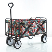 家用拉货车钓鱼手拉车阿斯卡利(ASCARI)拉车折叠摆摊小推车户外野营搬运车购物 大款[升级宽轮加厚布袋]红树叶