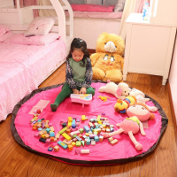 儿童玩具收纳袋整理袋束口大号牛津布 宝宝积木玩具垫子阿斯卡利(ASCARI)地垫加厚