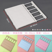 衣柜分层隔板多功能伸缩置物架零食收纳架家用阿斯卡利(ASCARI)衣橱隔断分 颜色可指定左右伸缩38到55厘米宽42厘米