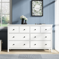 斗柜简约现代储物柜阿斯卡利(ASCARI)北欧汉尼斯八斗柜卧室高款电视柜宜家风格